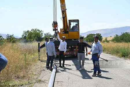 Ağdam-Xankəndi yolu elektrik enerjisi ilə təmin edilib - YENİLƏNİB