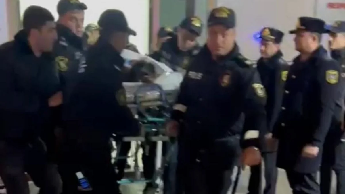 Polis əməkdaşları Respublika Perinatal Mərkəzindəki yanğınla əlaqədar təhlükəsizlik tədbirləri görüblər