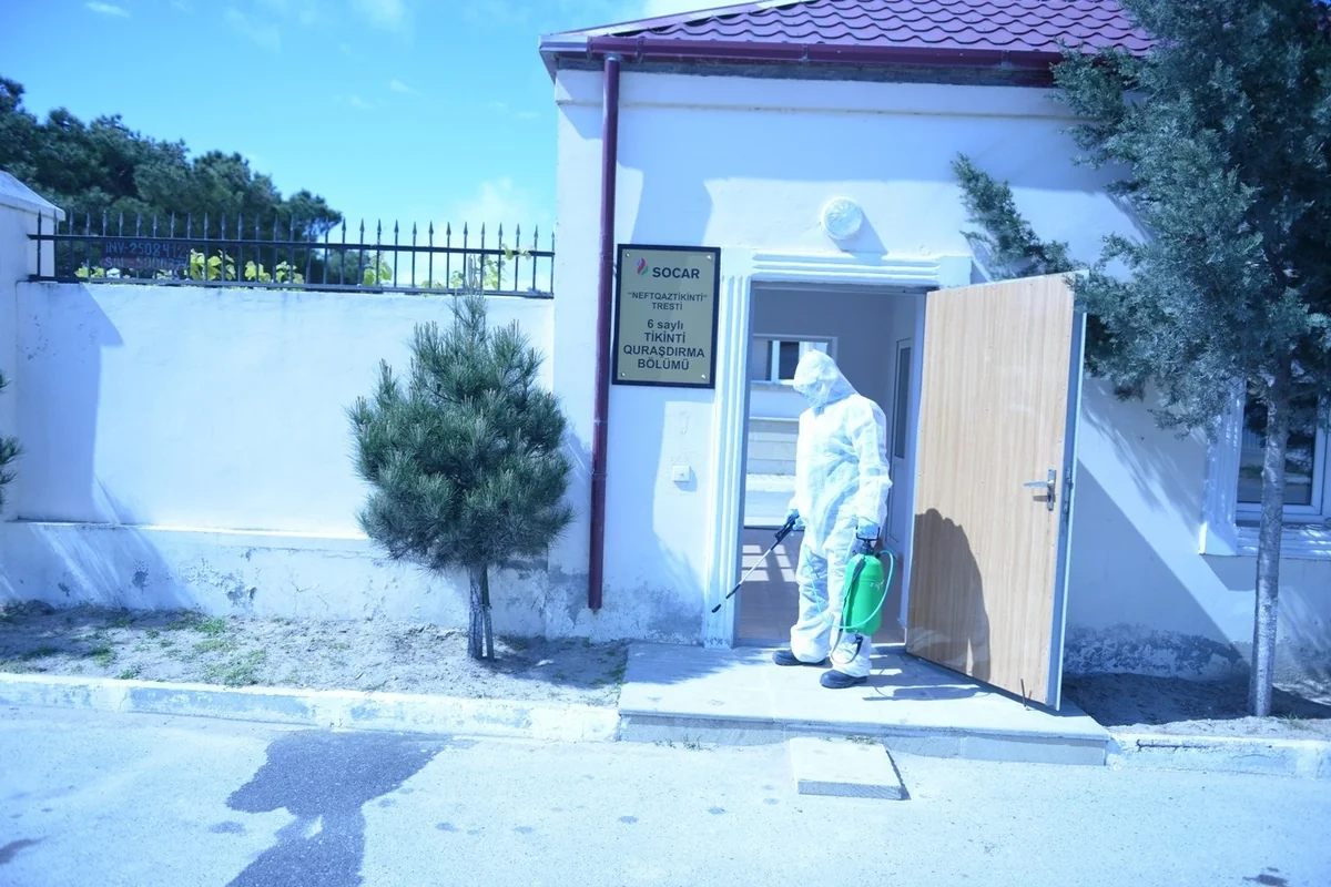 SOCAR-ın müəssisələrində dezinfeksiya işləri aparılıb