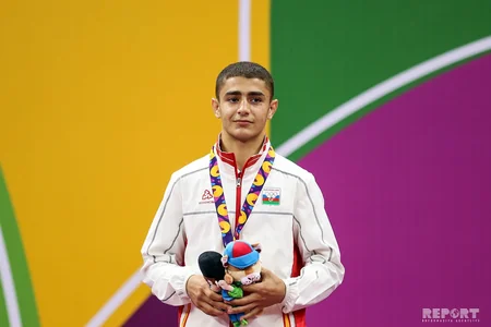 Bakı-2019: İlk yarış günündə medal qazanan Azərbaycan idmançıları mükafatlandırılıb - FOTO