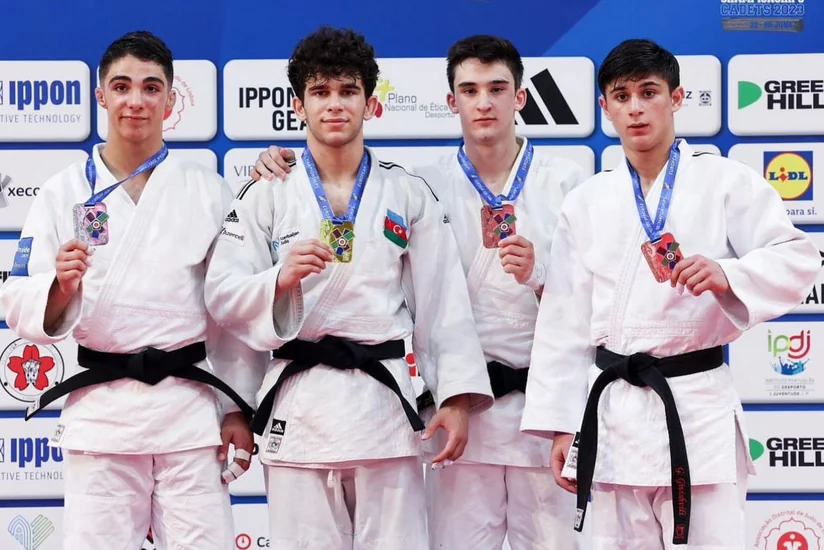 Азербайджанские дзюдоисты завоевали еще одно золота чемпионата Европы