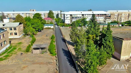 Gəncənin daxili avtomobil yollarında təmir-tikinti işləri aparılır