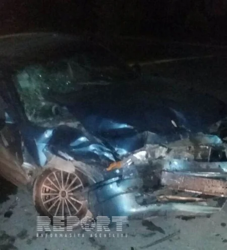 Xaçmazda iki maşının toqquşması nəticəsində 6 nəfər yaralanıb - FOTO - YENİLƏNİB