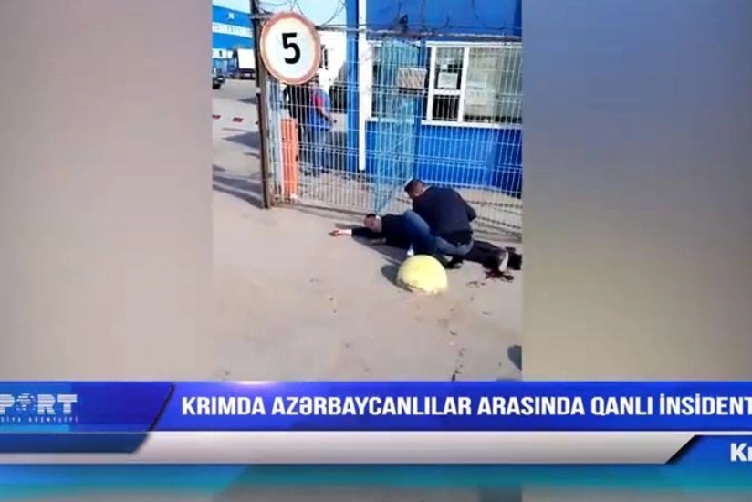 Simferopolda azərbaycanlı öz həmyerlisini qətlə yetirib - VİDEO