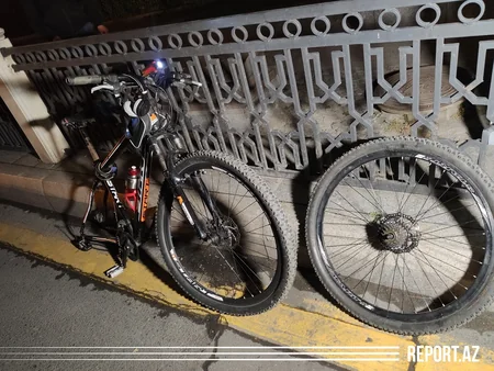 Bakıda avtomobil velosipedçini vurdu