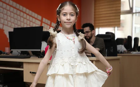 Festive atmosphere at Report News Agency on Children's Day