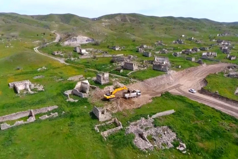 Xudafərin-Qubadlı-Laçın avtomobil yolunun tikintisinə başlanılıb