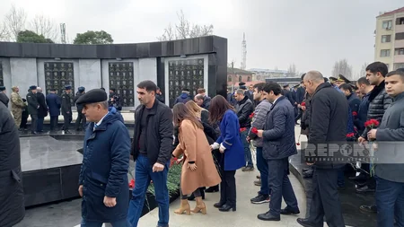 Lənkəran, Salyan,  Cəlilabad, Biləsuvar və Zərdabda 20 Yanvar şəhidlərinin xatirəsi anılıb