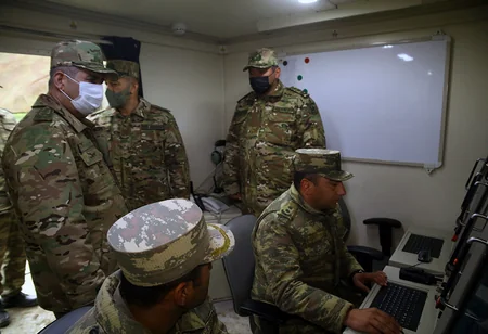 Zakir Hasanov visits units of Air Defense troops stationed in liberated areas