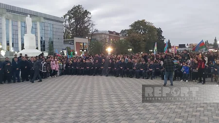 Lənkəranda Zəfər Gününə həsr olunan tədbirlər atəşfəşanlıqla yekunlaşıb