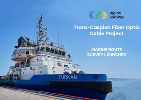 Marine Route Survey Launched for the Trans-Caspian Fiber Optic Cable Project