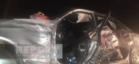 İsmayıllıda iki avtomobil toqquşub, xəsarət alanlar var