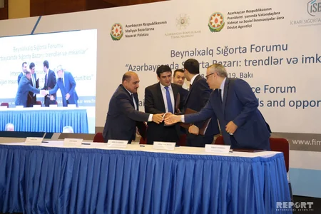 Bakıda sığorta sektorunun inkişafı ilə bağlı Anlaşma Memorandumu imzalanıb