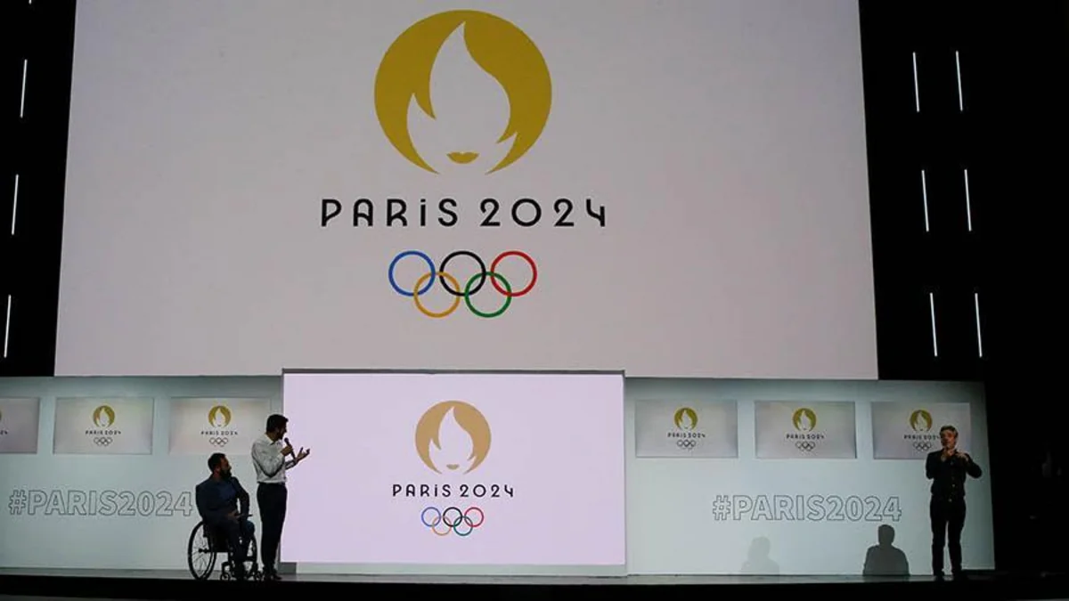 В Париже представлен новый логотип Олимпийских Игр 2024 года - ФОТО