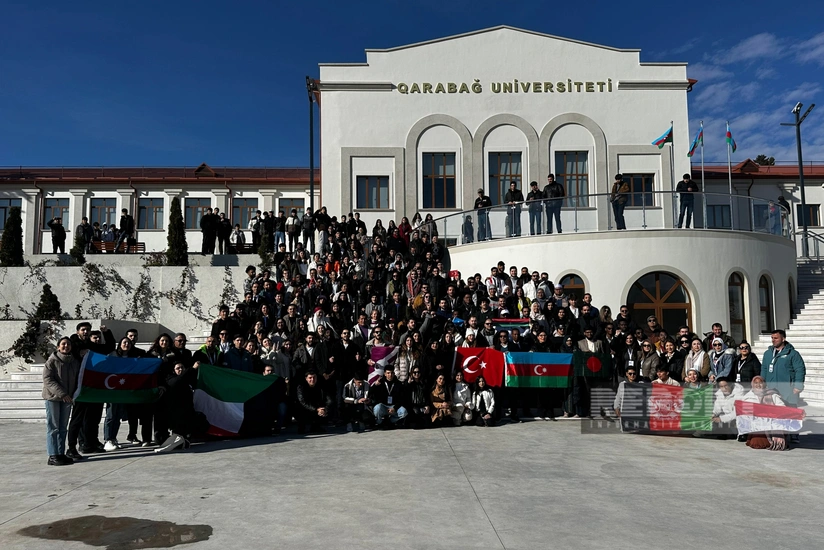 Şuşa - İƏT Gənclər Paytaxtı 2024ün iştirakçıları Şuşa və Xankəndi turuna çıxıb