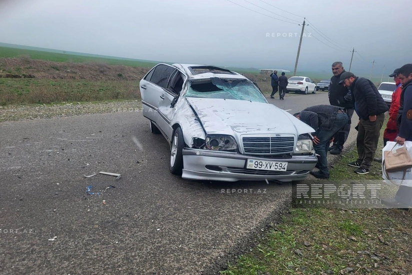 Oğuzda yol qəzası zamanı xəsarət alanların hamısı müəllimdir - YENİLƏNİB