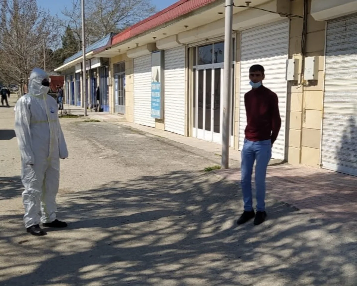 Şabranda yaşadığı ünvanı tərk edən COVID-19 xəstəsi saxlanıldı