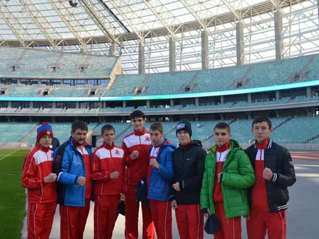 Rusiyalı çempionlar Bakı Olimpiya Stadionunda olub