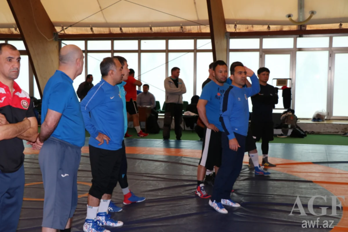 Sərbəst güləşçilər Qazaxıstan yığması ilə birgə toplanışda