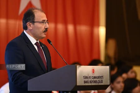 Heydər Əliyev Mərkəzində Türkiyənin yaranmasının 99-cu ildönümü qeyd olunub