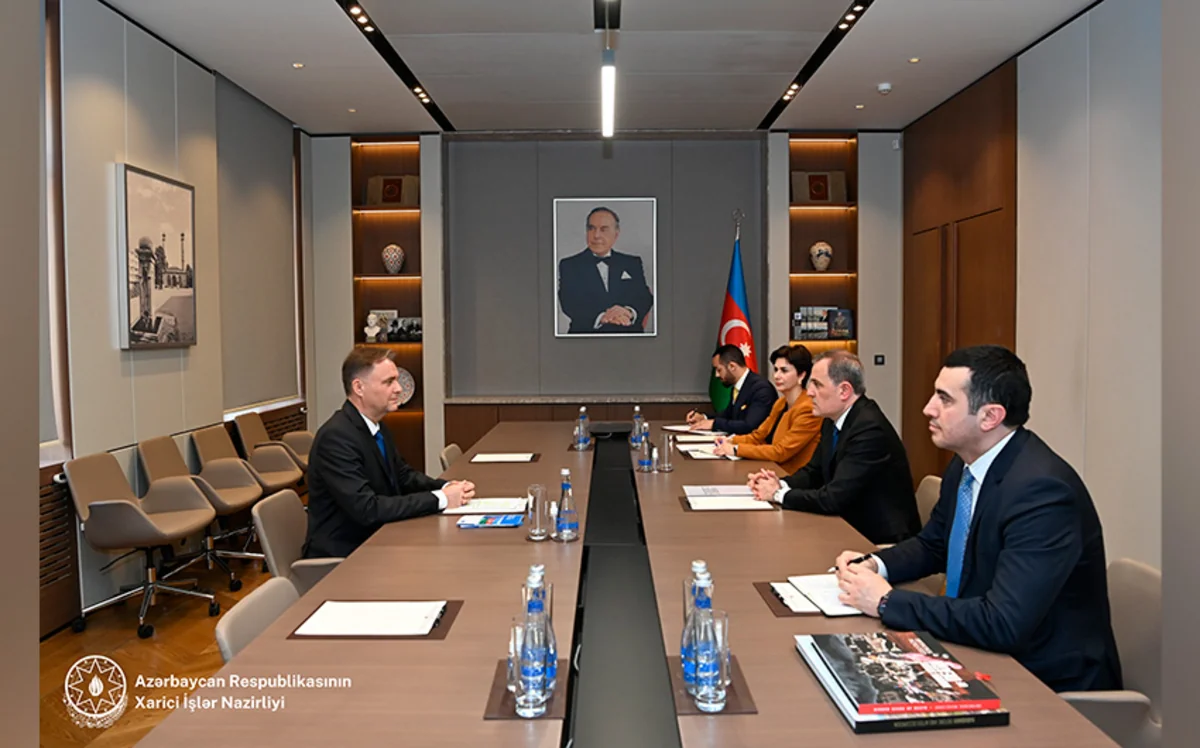 Ceyhun Bayramov Avropa Şurası Bakı ofisinin rəhbəri Petr Zix ilə görüşüb