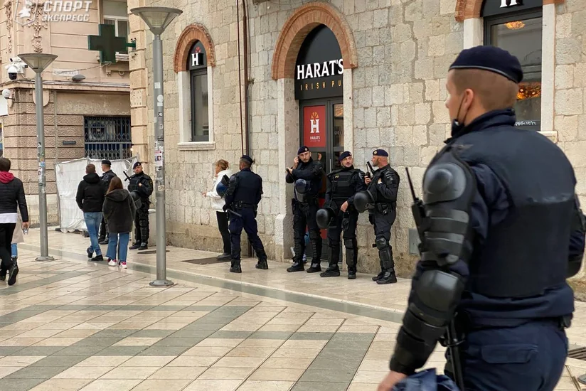 Xorvatiya - Rusiya matçından öncə insident baş verib