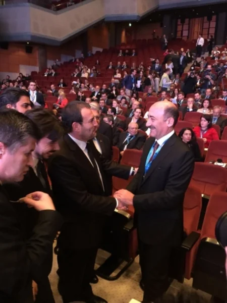 Əbülfəs Qarayev İstanbulda keçirilən Dünya Turizm Forumunda iştirak edir