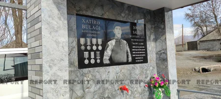 Şəkidə şəhid bulağının açılışı olub