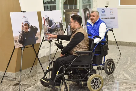 Photo exhibition dedicated to mine victims held in Baku