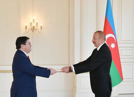 Prezident İlham Əliyev Çilinin yeni səfirinin etimadnaməsini qəbul edib