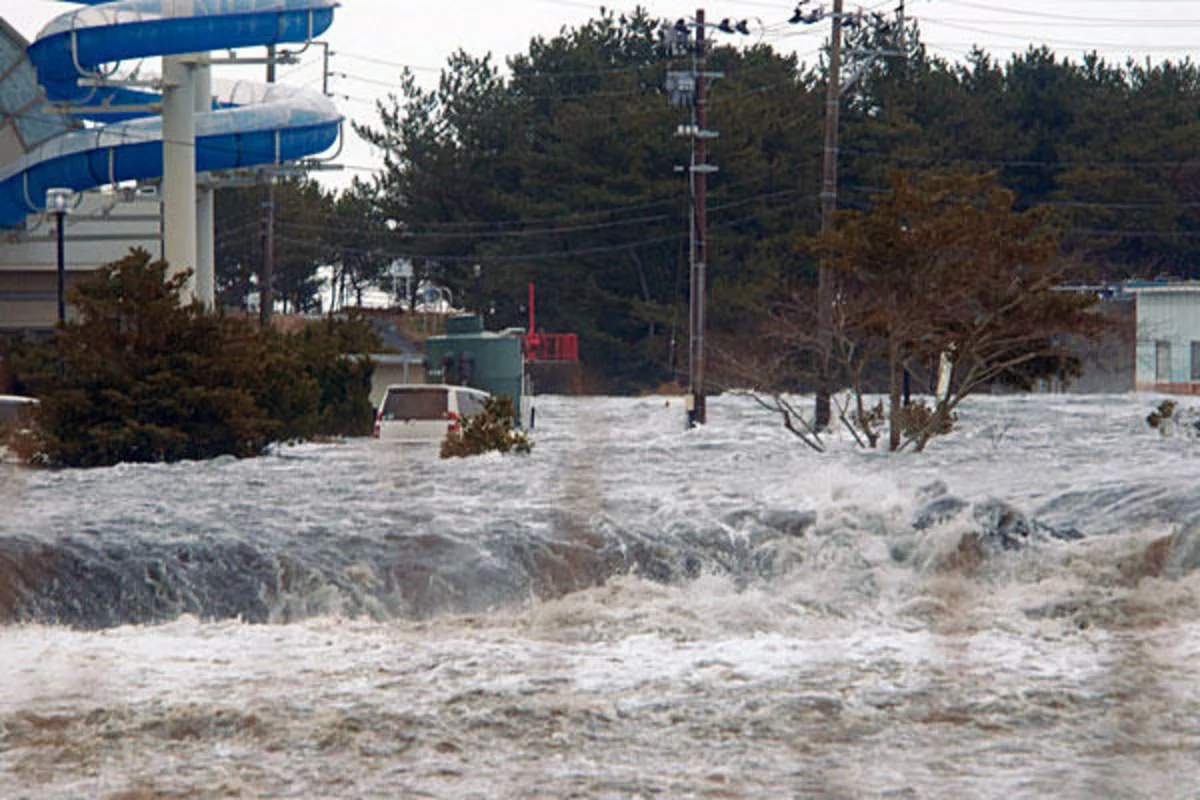 Japanese authorities evacuated 80 people from the flooded city