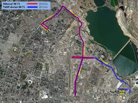 Bakıda 3 marşrut xətti üzrə bəzi dəyişikliklər edilir
