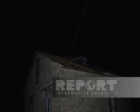 В Геранбое из-за сильного ветра возникли перебои с подачей электроэнергии
