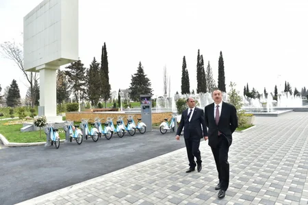​Prezident İlham Əliyev Bərdəyə səfər edib
