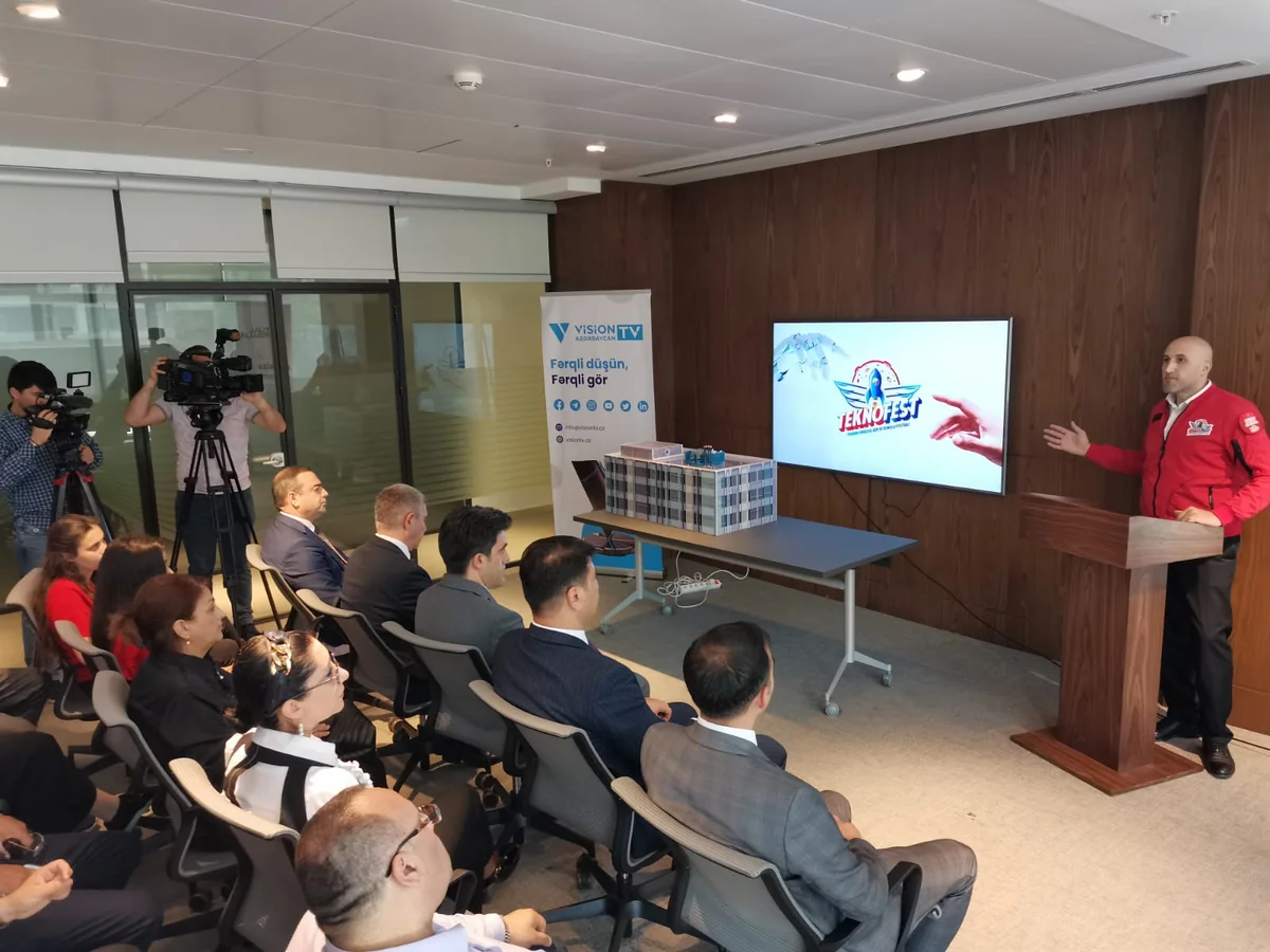 TEKNOFEST Azərbaycanda qalib gəlmiş gənclərlə görüş keçirilib