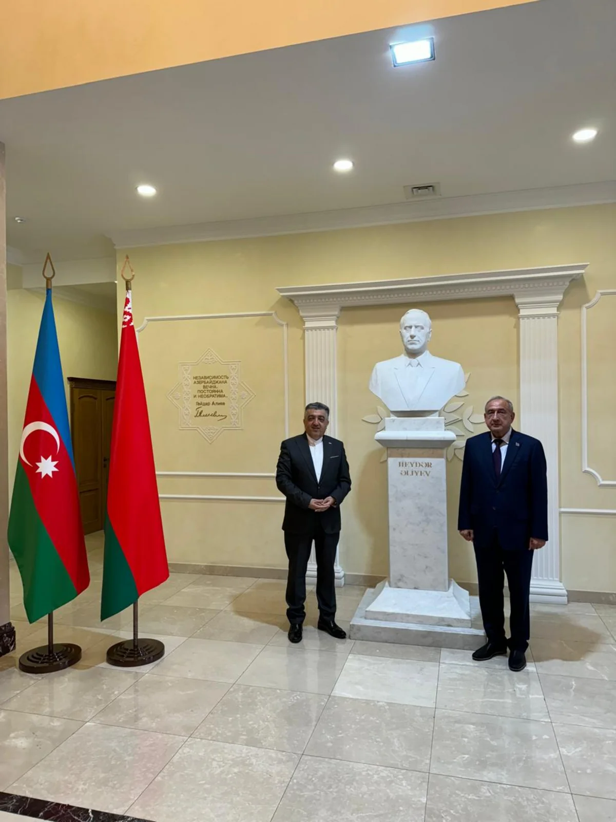 Azərbaycan və İranın Belarusdakı səfirləri regiondakı vəziyyəti müzakirə ediblər