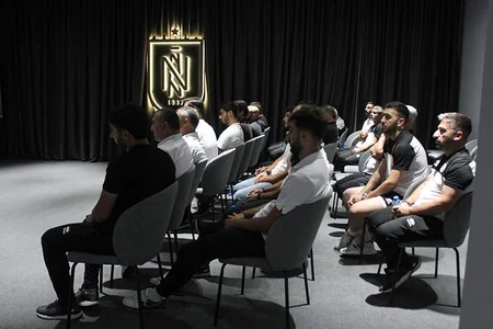 Cenk Sümer “Neftçi” Futbol Mərkəzində görüş keçirib