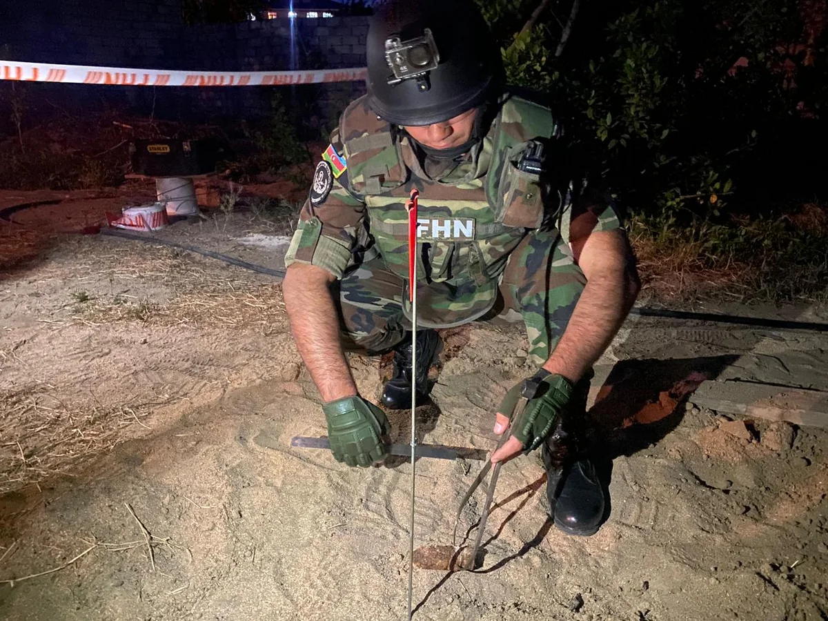 Sumqayıtda mərmi tapılıb
