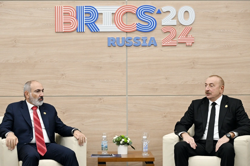 Kazanda İlham Əliyevlə Nikol Paşinyanın görüşü olub - YENİLƏNİB - 2