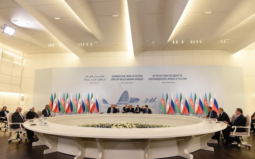 Bakıda Azərbaycan, İran və Rusiya dövlət başçılarının üçtərəfli zirvə görüşü keçirilib - YENİLƏNİB