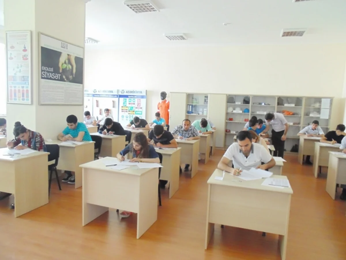 ​Sumqayıt Təlim, Tədris Mərkəzinə şagird qəbulu üçün test imtahanı keçirilib
