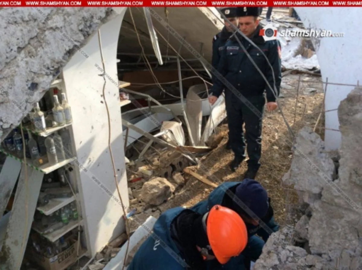 Ermənistanda ərzaq dükanında partlayış olub, azı 2 nəfər ölüb