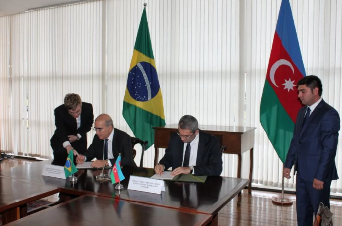 Azərbaycan və Braziliya arasında ticarət və investisiya sahəsində memorandum imzalanıb