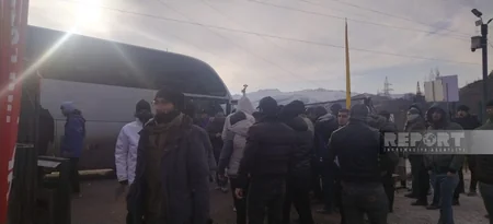 Nearly 100 new eco-activists and volunteers join protest on Khankandi-Lachin road - VIDEO