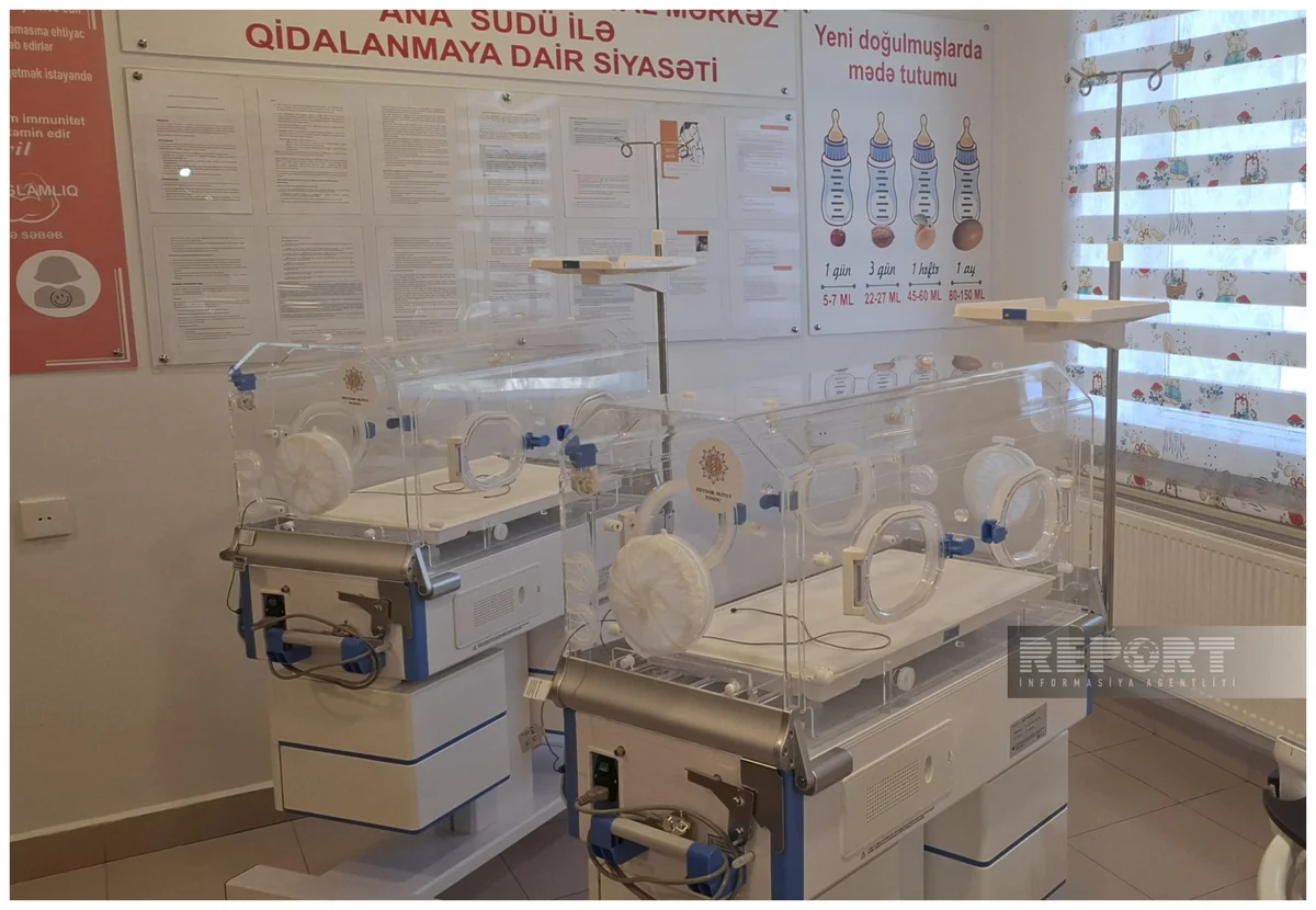 Infant incubators donated to Ganja Perinatal Center with support of Heydar Aliyev Foundation