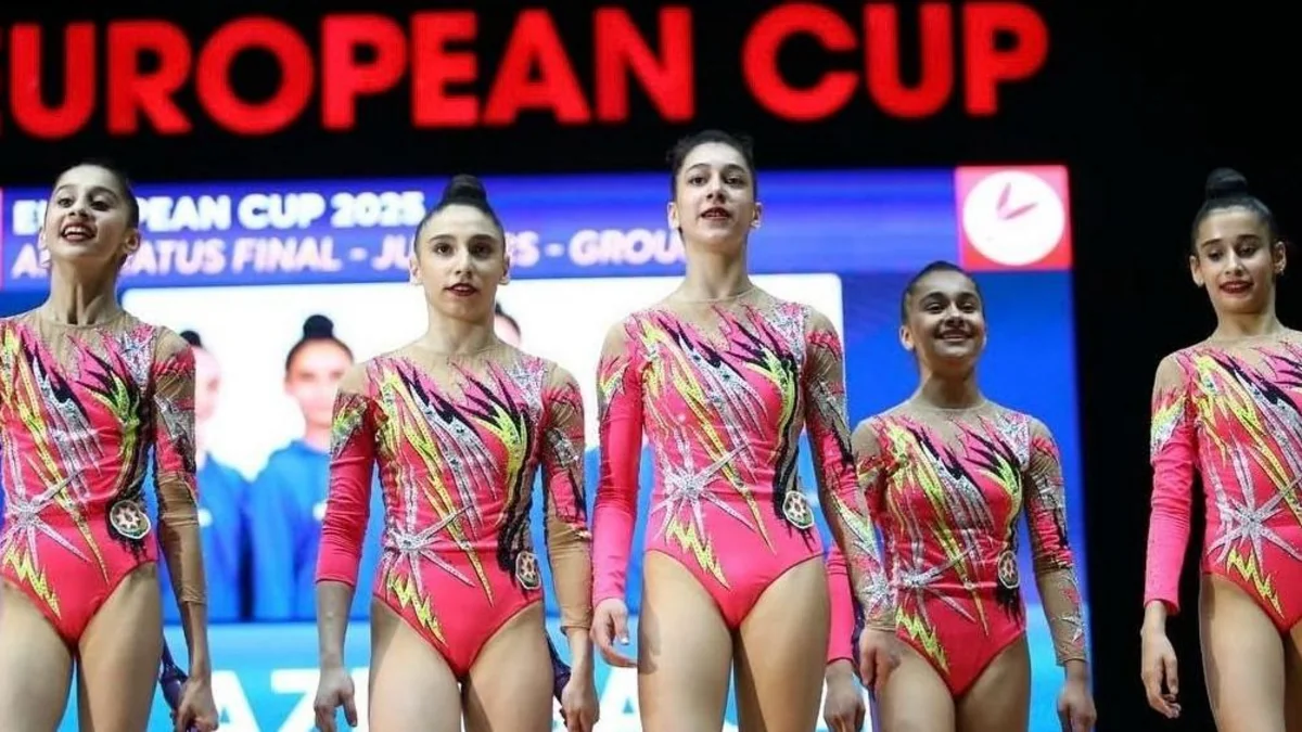 Azərbaycanın bədii gimnastika millisi Avropa Kubokunda bürünc medal qazanıb