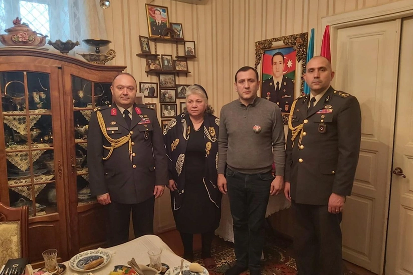 Türkiyəli general şəhid Fərid Ələkbərovun evini ziyarət edib