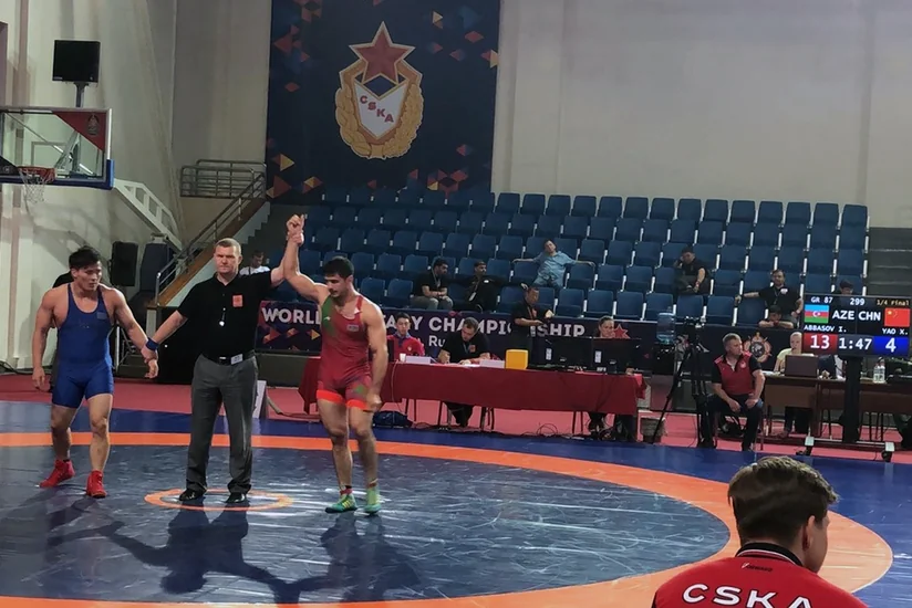 Azərbaycan güləşçisi hərbçilər arasında dünya çempionatında gümüş medal qazanıb