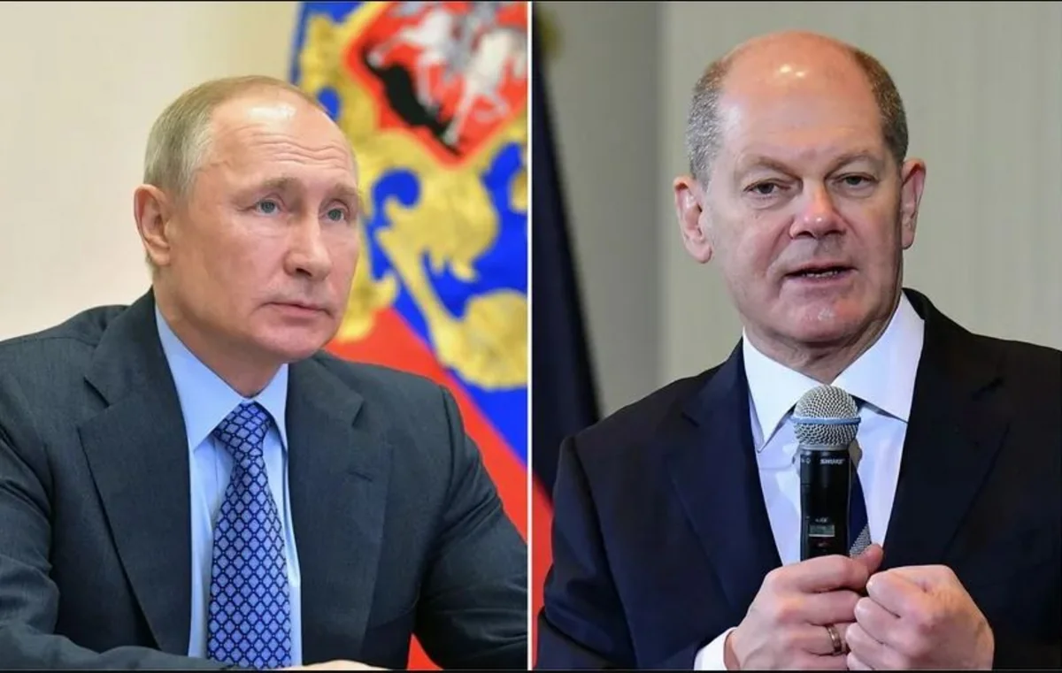 Путин и Шольц обсудили ситуацию в Украине