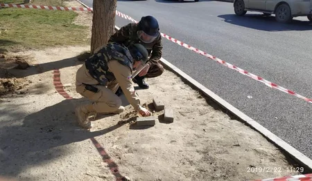 Bakıda 1 ədəd F-1 qumbarası aşkarlanıb